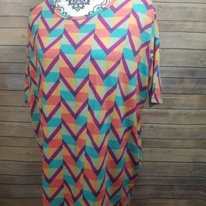 LuLaRoe Irma NWOT slight pulling from storage